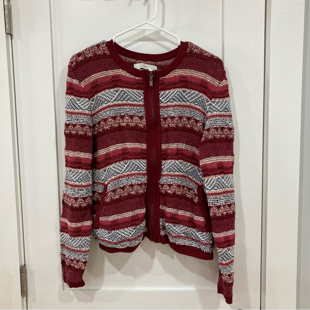 XL Red Cardigan